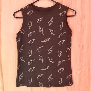 Cat & Jack Lightning Bolt Sleeveless T-Shirt - NWOT